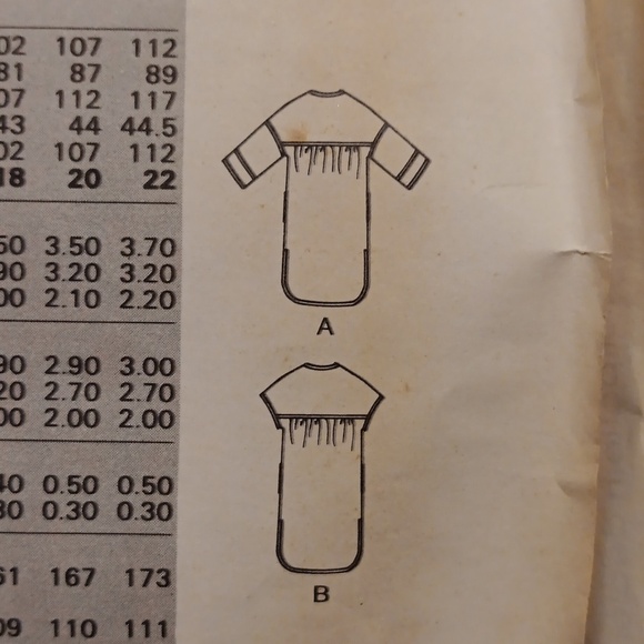 1960s UNCUT Size 18-20-22 Misses' Dresses Butterick Vintage Pattern, Boho Retro - Picture 5 of 8